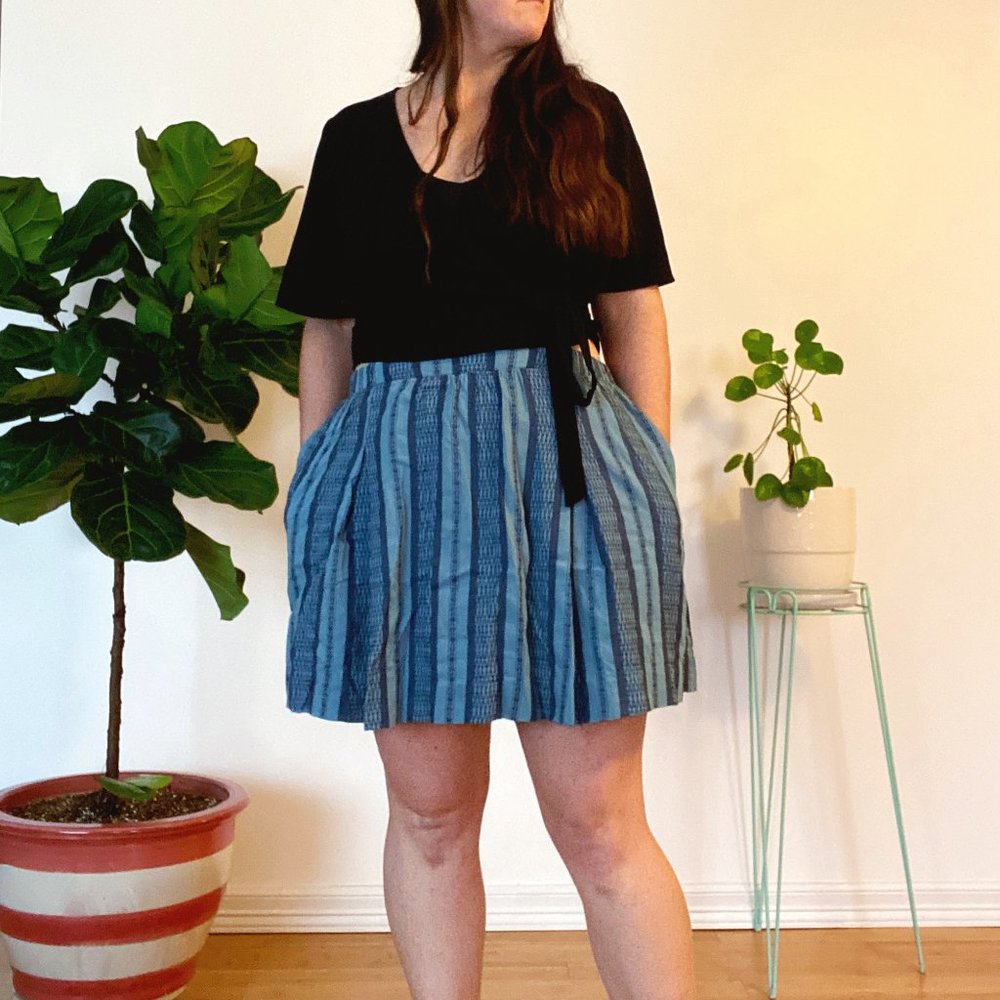 Anthropologie Embroidered Skirt L Edmé & Esyllte